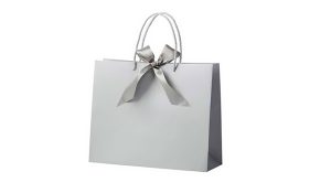 silver paper bag